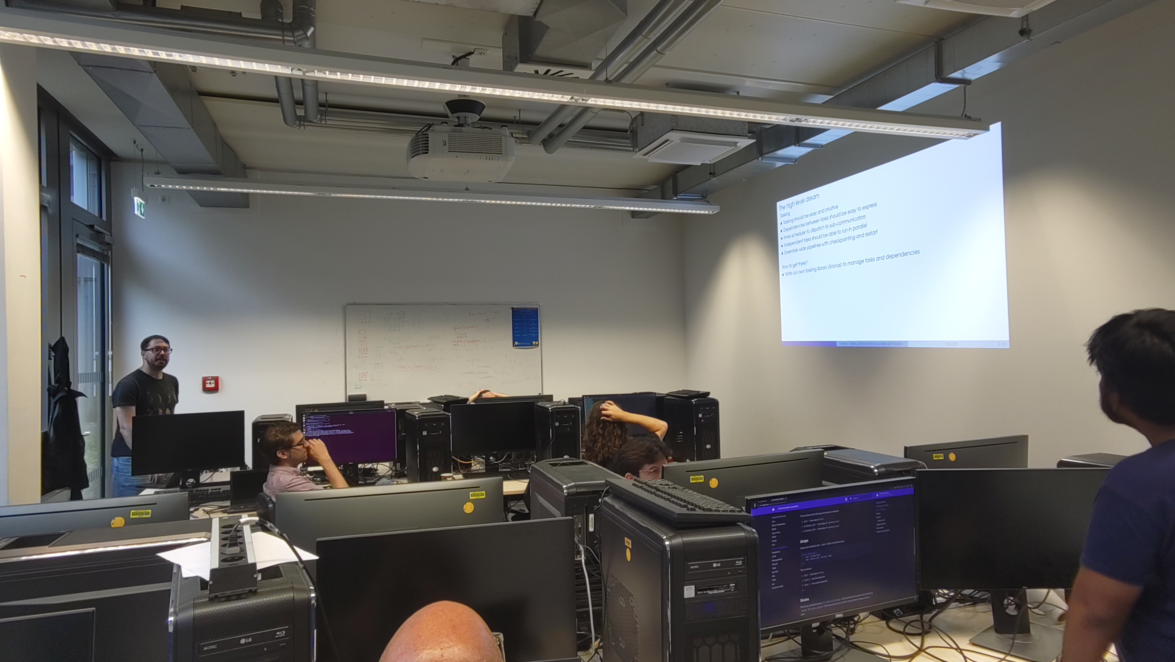Giovanni presents his tasking framework and self-registering object factories